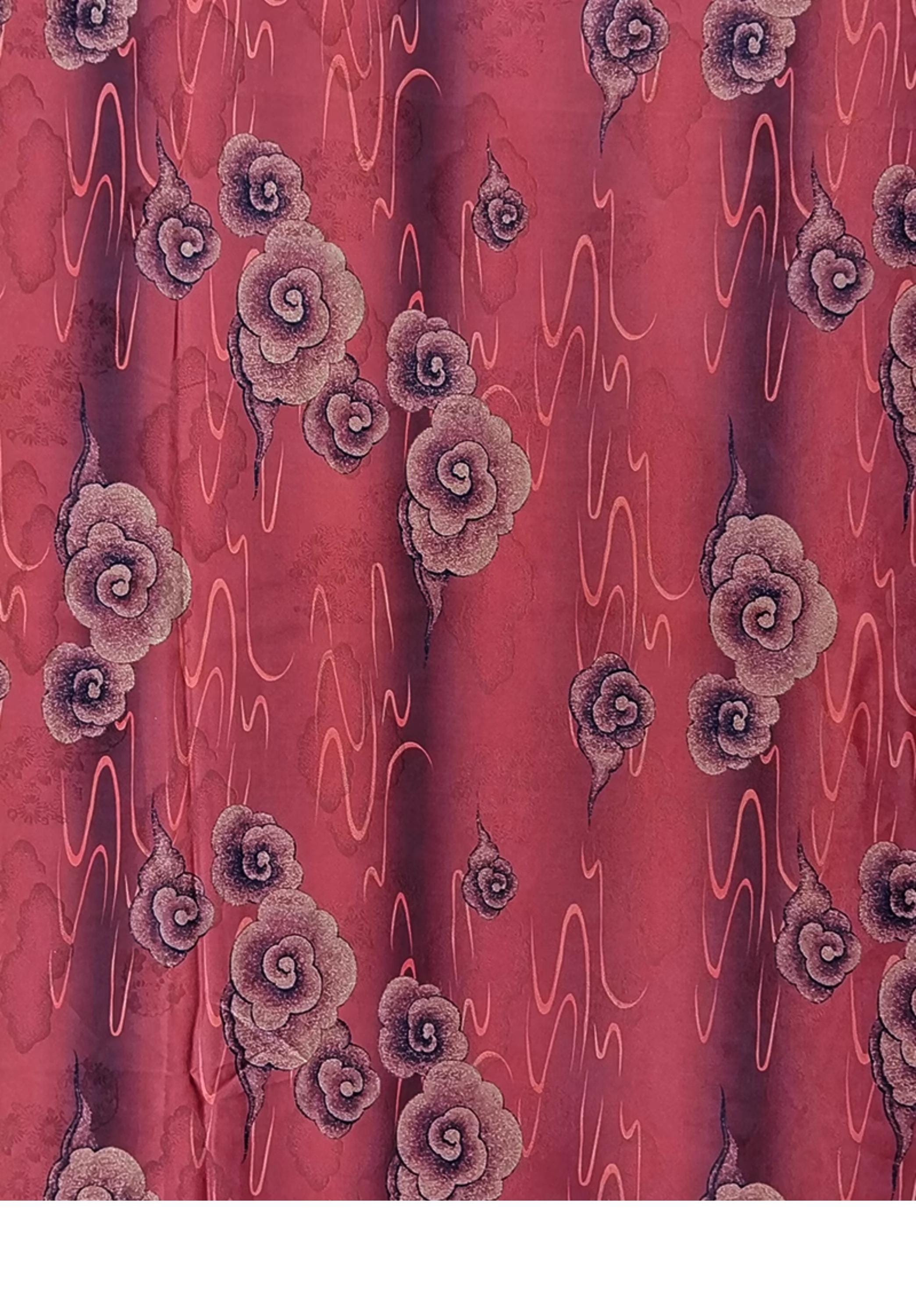 GUYJIX - Handmade 40 Momme Mud Silk Satin Fabric -112cm By the Yard