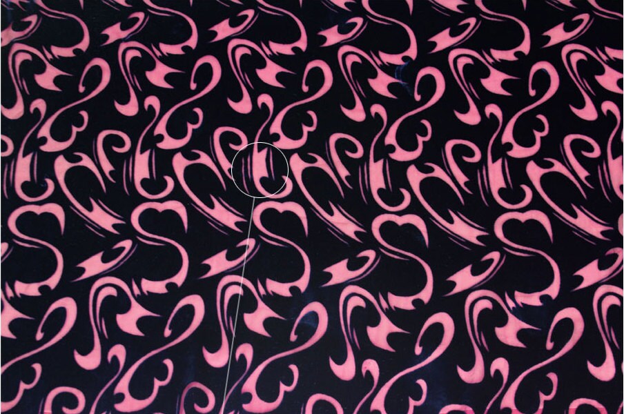 ON SALE - Burnout Polyester Velvet Fabric 110cm wide - 2 meters