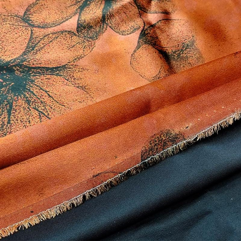 GUYJIH - Handmade 40 Momme Mud Silk Satin Fabric - 112cm By the Yard