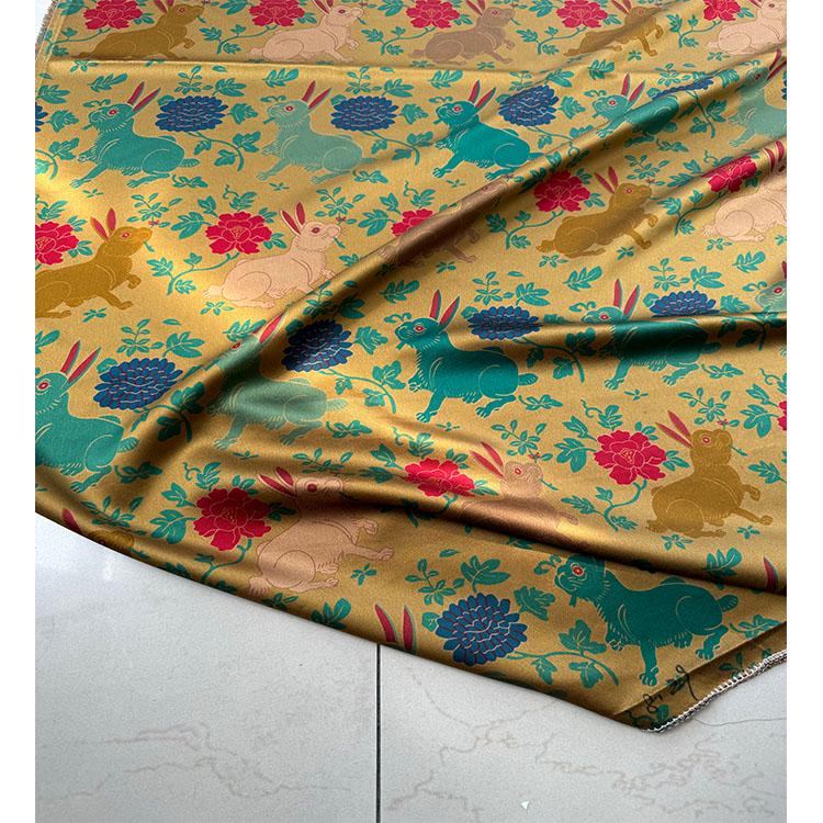 CFCRMT - Handmade 50 Momme PIZI Mud Silk Satin Fabric - 114cm by the Yard