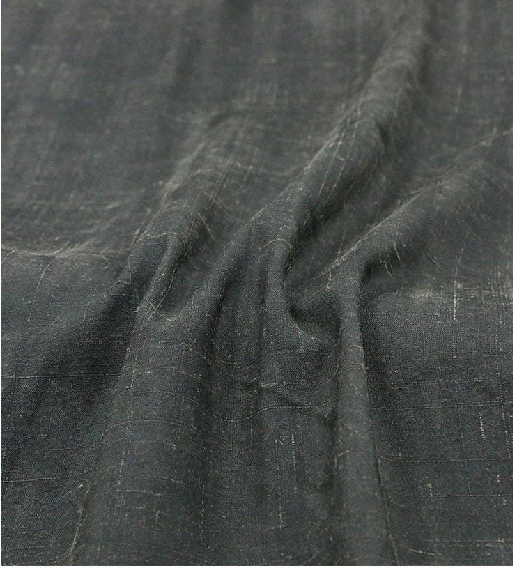 WASHEI - 45 Momme Handmade Old Style Gambiered Ganton Tussah Silk Fabric - 108cm wide by the Yard