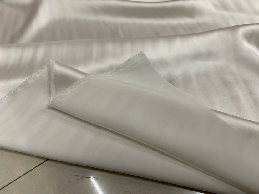 SUNSAI - 19 Momme Solid Color Digital Print Stretch Silk Satin Fabric - 140cm wide by the Yard