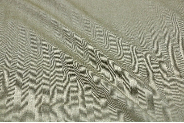KRENZI - 42 Momme Handmade Gambiered Ganton Tussah Silk Fabric - 145cm wide by the Yard