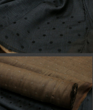 ZUOBOD - 19 Momme Handmade Pure Tussah Silk Gambiered Ganton Gauze Silk Fabric ,130cm By the Yard