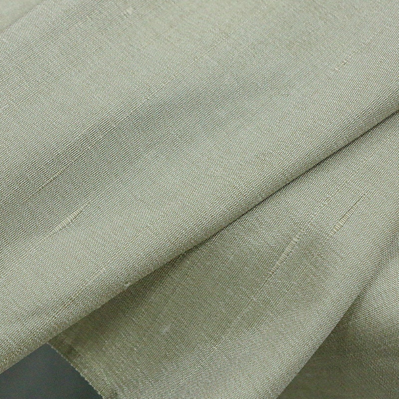 JILIDL -  Handmade Gambiered Ganton Tussah Silk Fabric - 140cm wide by the Yard