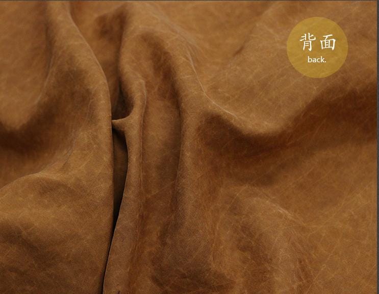 YOLANG - 22 Momme Handmade Plant Dye HongYunSha Silk Fabric, 130cm by the Yard