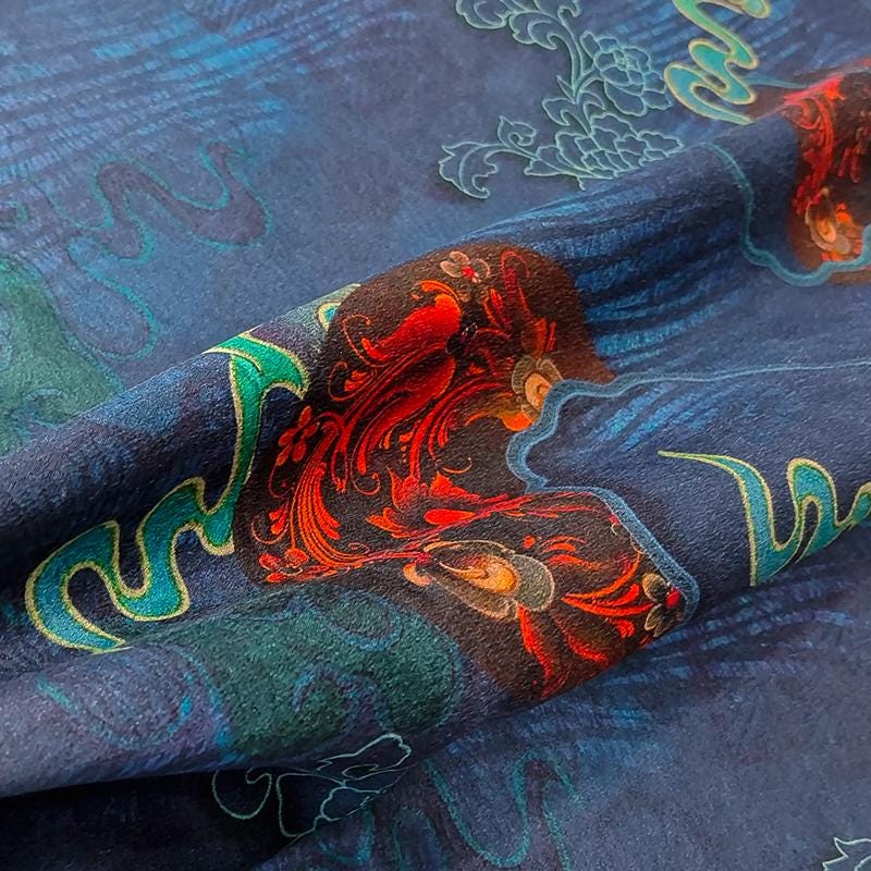 GUYFXW - Handmade 40 Momme Mud Silk Satin Fabric - 112cm By the Yard