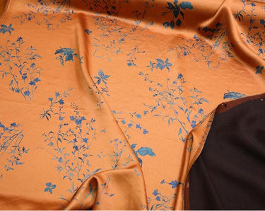 CFZZLA - Handmade 47 Momme PIZI Mud Silk Satin Fabric - 110cm by the Yard