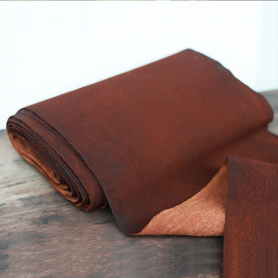 PDKCSR - Eco-Friendly Traditional Chinese Plant Dye Cotton Fabric - 36 cm wide by the Yard