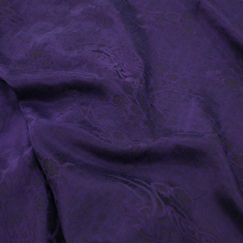 JIBEIZ - 25 Momme Plain Silk Satin with Cracked Xiangyunsha Fabric - 135cm by the Yard