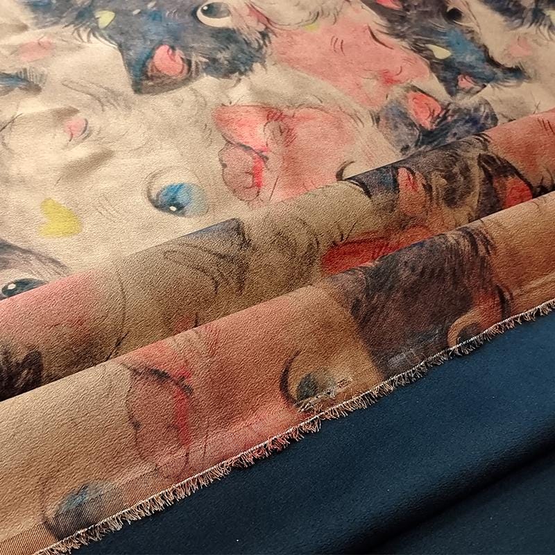 GUYXMI - Handmade 40 Momme Mud Silk Satin Fabric -112cm By the Yard