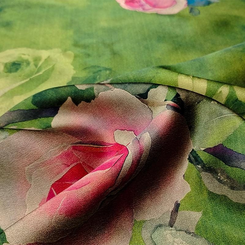 GUYLYM - Handmade 40 Momme Mud Silk Satin Fabric - 112cm By the Yard