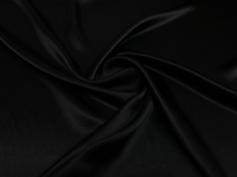 SUNSAI - 19 Momme Solid Color Digital Print Stretch Silk Satin Fabric - 140cm wide by the Yard