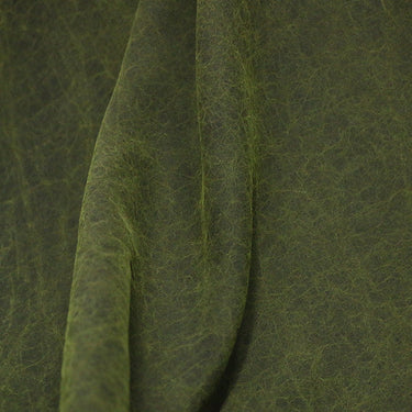 LVGUIW - Green Grass Cracks 25 Momme Handmade Plant Dye Mud Silk Fabric, 110cm by the Yard