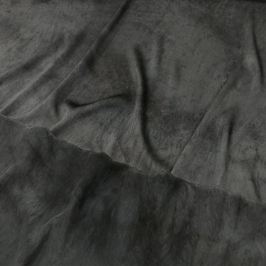 CAMZAR - 19 momme Plant Dyeing Tie-dye Art Style Charmeuse Silk Satin Fabric - 128cm wide by the Yard