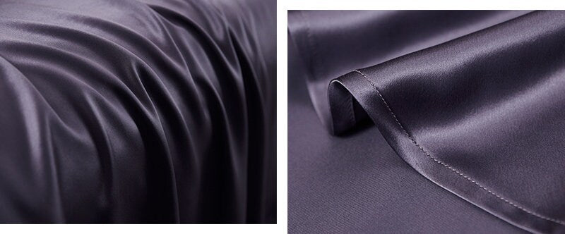 Charmeuse Flat Sheet/Handmade Silk Sheet/25mm 100% Pure 6A Silk/Silk Bedding/Queen Sheet/King Size/Luxury Gift for Her/GIFT FOR HIM