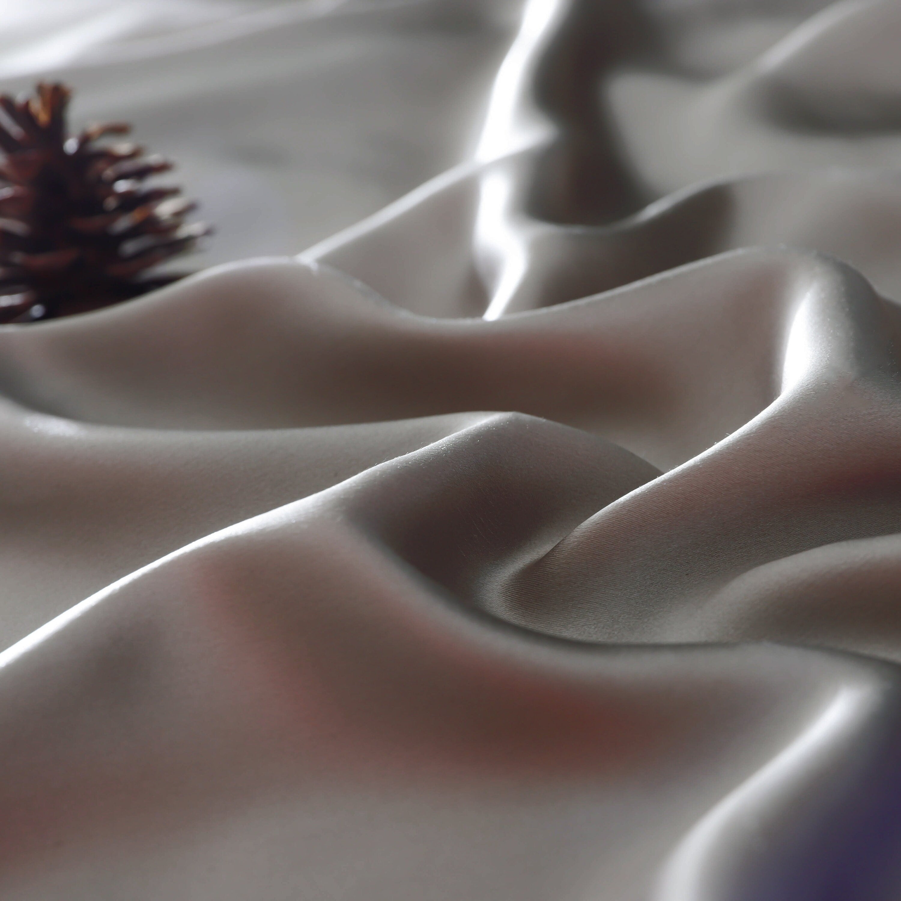 Handmade Duvet Cover in Smoky Gray 100% Pure 6A Silk, 25mm smooth, natural, sleep beauty Silk Bedding for King, queen, custom size.