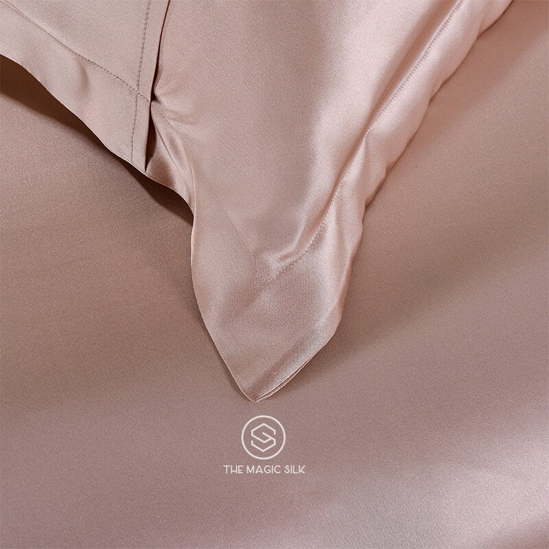 ANNA PINK  - 16 Momme 100% Silk Bedding 4pcs Suite
