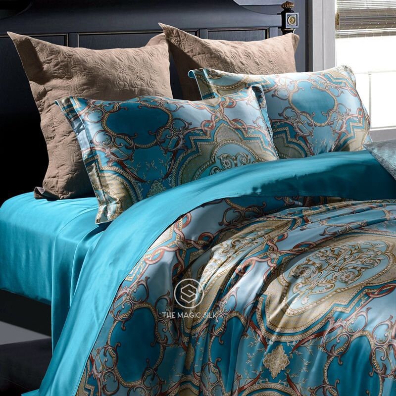 QUEEN STYLISH  - 16 Momme 100% Silk Bedding 4pcs Suite