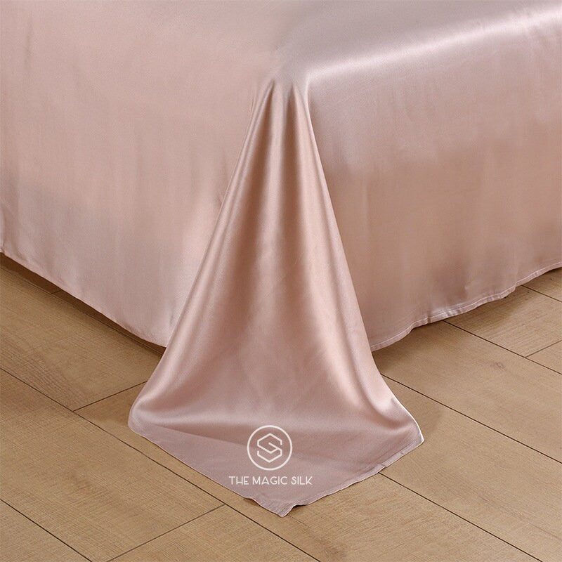 ANNA PINK  - 16 Momme 100% Silk Bedding 4pcs Suite