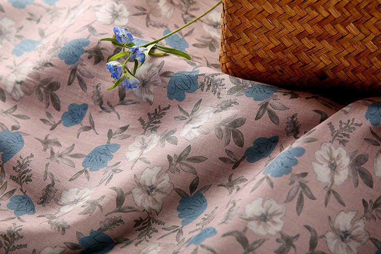 LUXU - Digital Printing 42 Thread Count Ramie Fabric - 140cm wide by the Yard