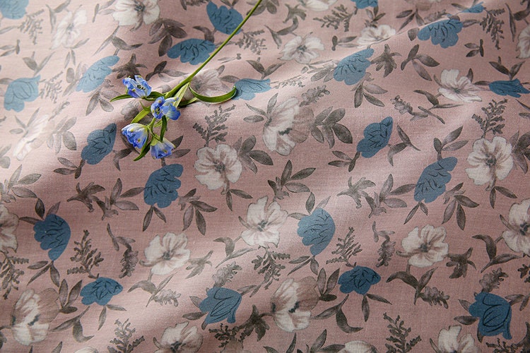 LUXU - Digital Printing 42 Thread Count Ramie Fabric - 140cm wide by the Yard