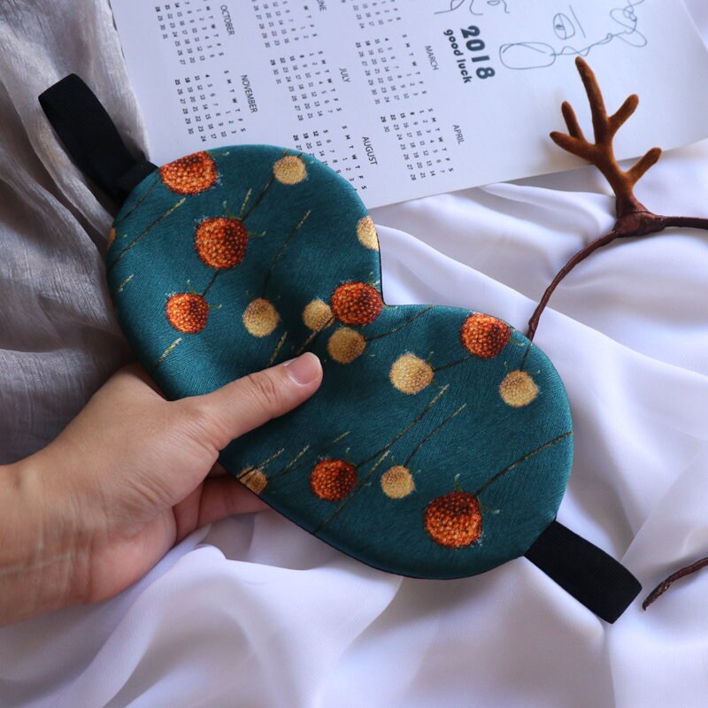 Sweet Dandelion 100% Silk Eye Mask