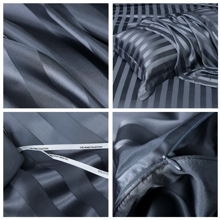 RUJU - 19 Momme Jacquard Silk Bedding Suite 4pcs