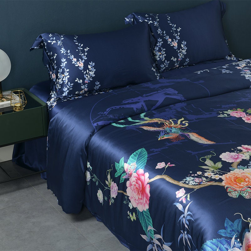 RUMENG - 19 Momme Silk Bedding Suite 4pcs