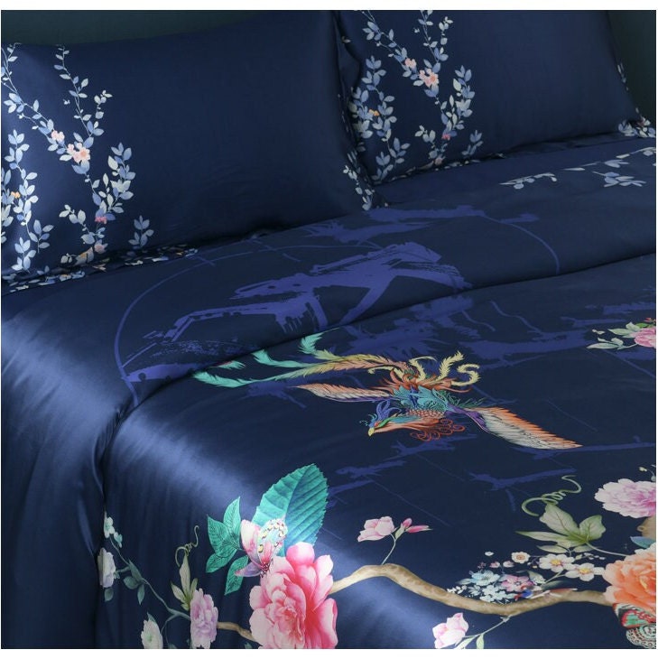 RUMENG - 19 Momme Silk Bedding Suite 4pcs