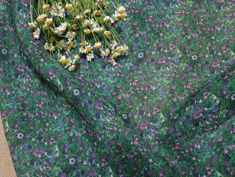 LVYEXIAN - Digital Printing 100 Thread Count Ramie Fabric - 140cm wide by the Yard