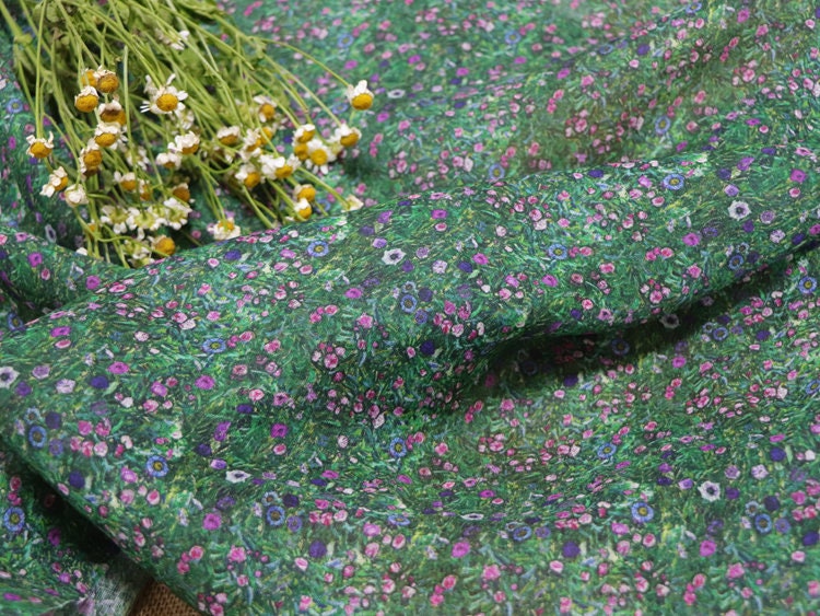 LVYEXIAN - Digital Printing 100 Thread Count Ramie Fabric - 140cm wide by the Yard