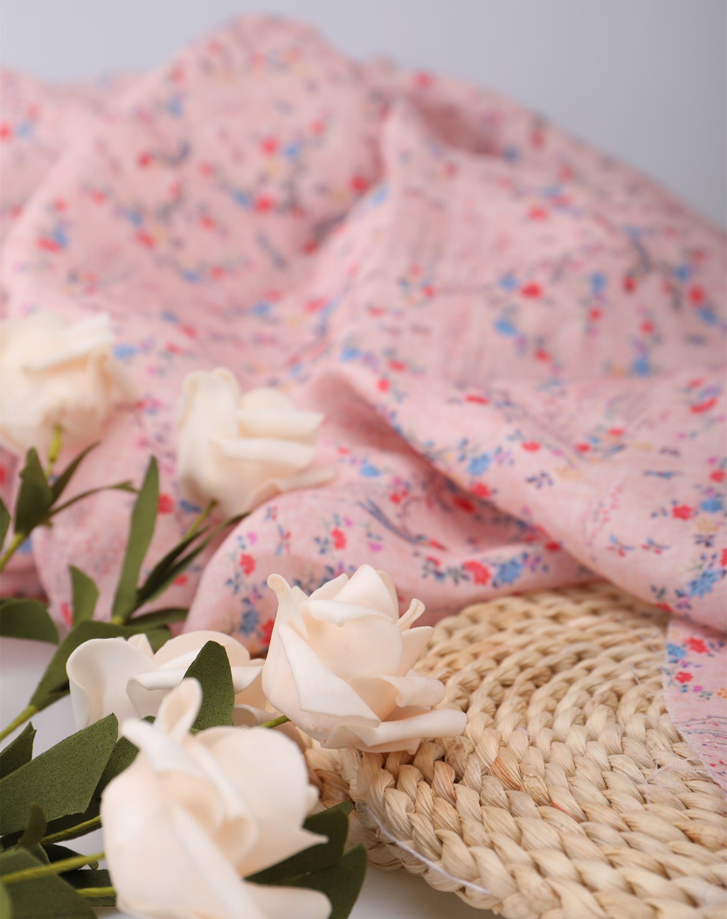 YUEER - Digital Printing 42 Thread Count Ramie Fabric - 140cm wide by the Yard