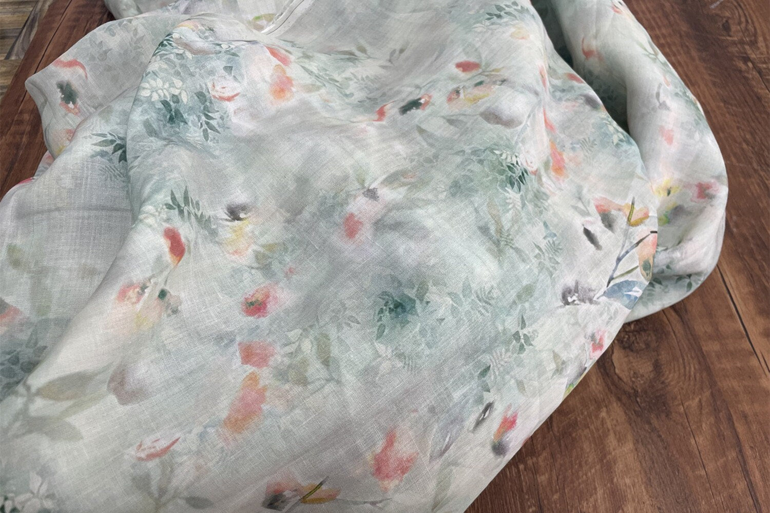 QINGZHI - Digital Printing 42 Thread Count Ramie Fabric - 140cm wide by the Yard