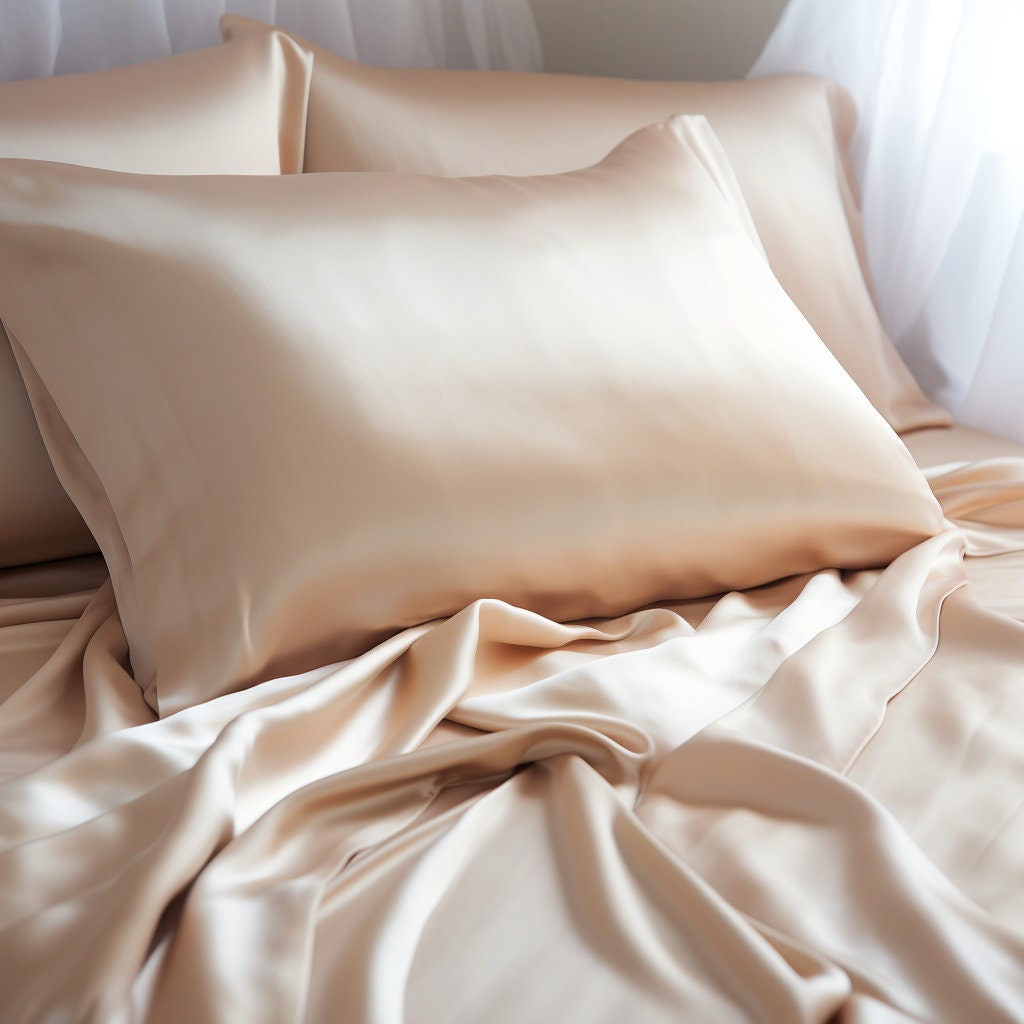 Oxford Pillowcase - 25 Momme 100% Mulberry Silk - Pinky Nude