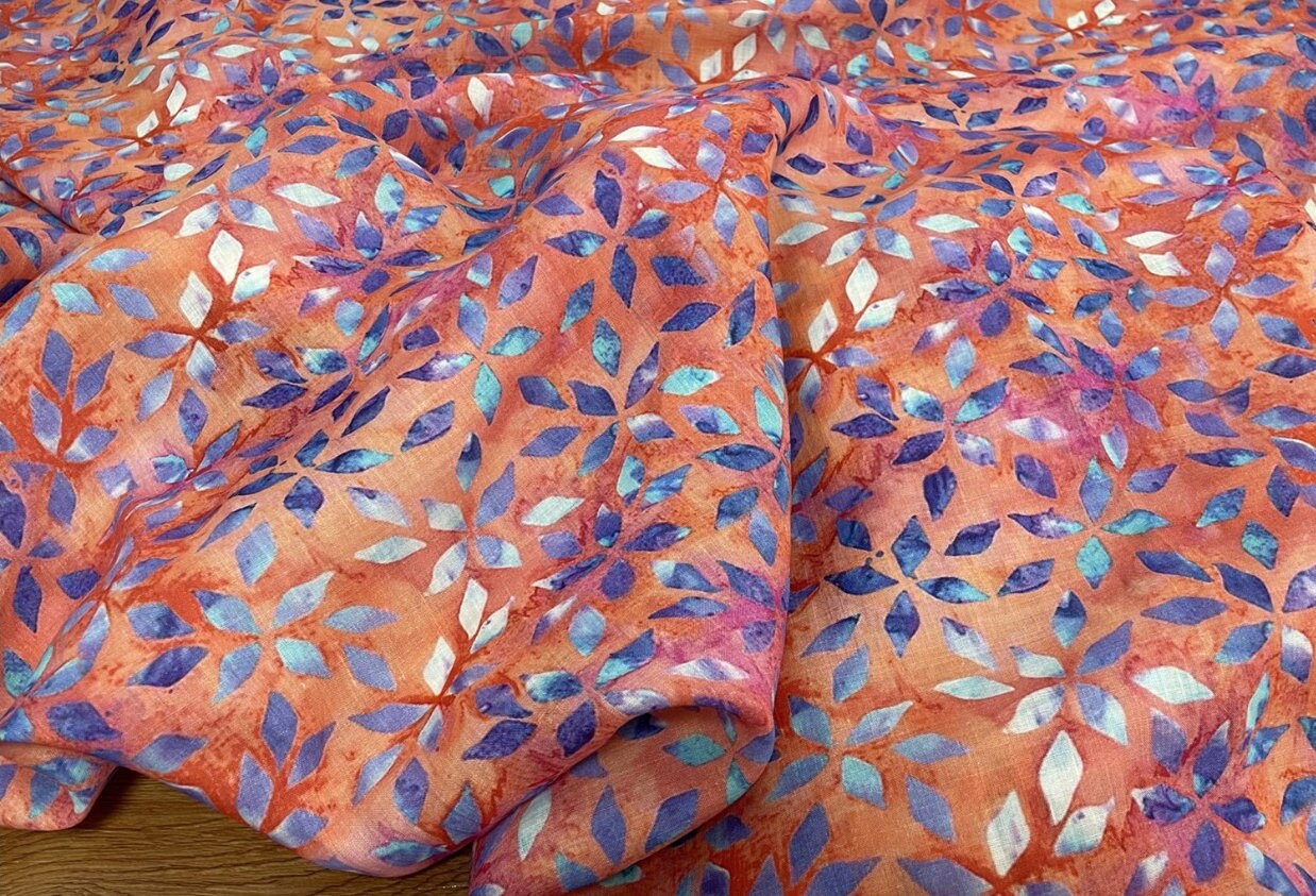 BINFEN - Digital Printing 42 Thread Count Ramie Fabric - 140cm wide by the Yard