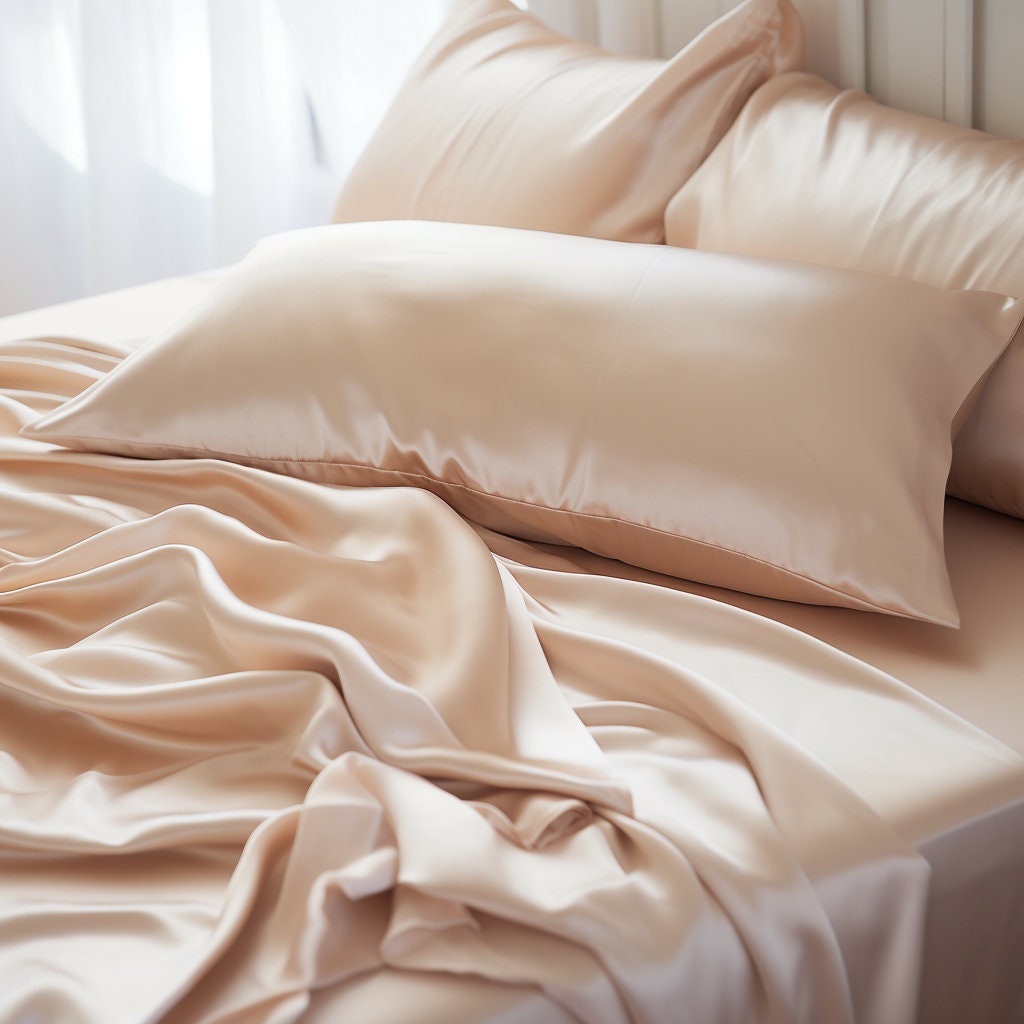 Oxford Pillowcase - 25 Momme 100% Mulberry Silk - Pinky Nude