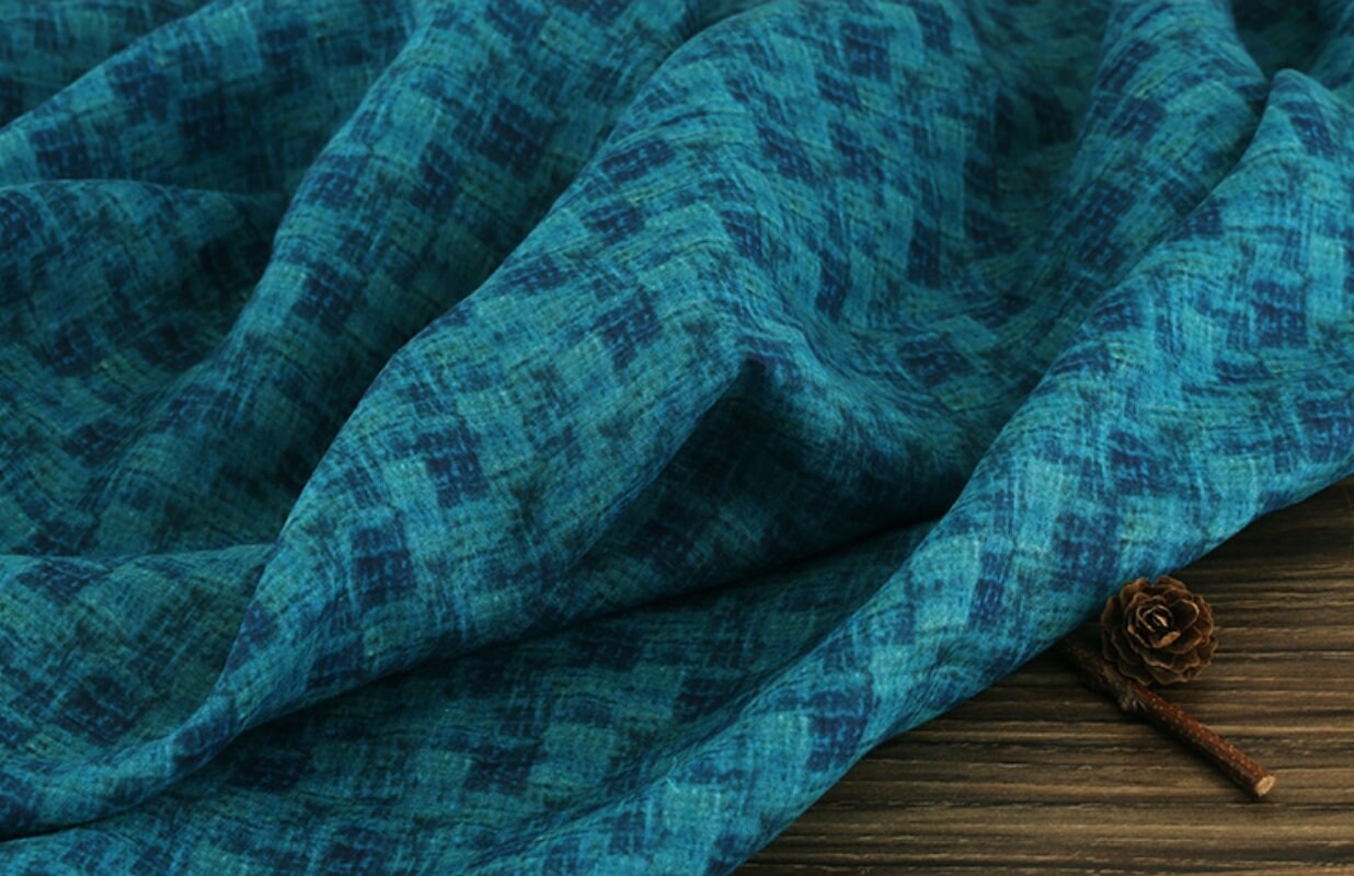 LANDIAN - Digital Printing 42 Thread Count Ramie Fabric - 140cm wide by the Yard