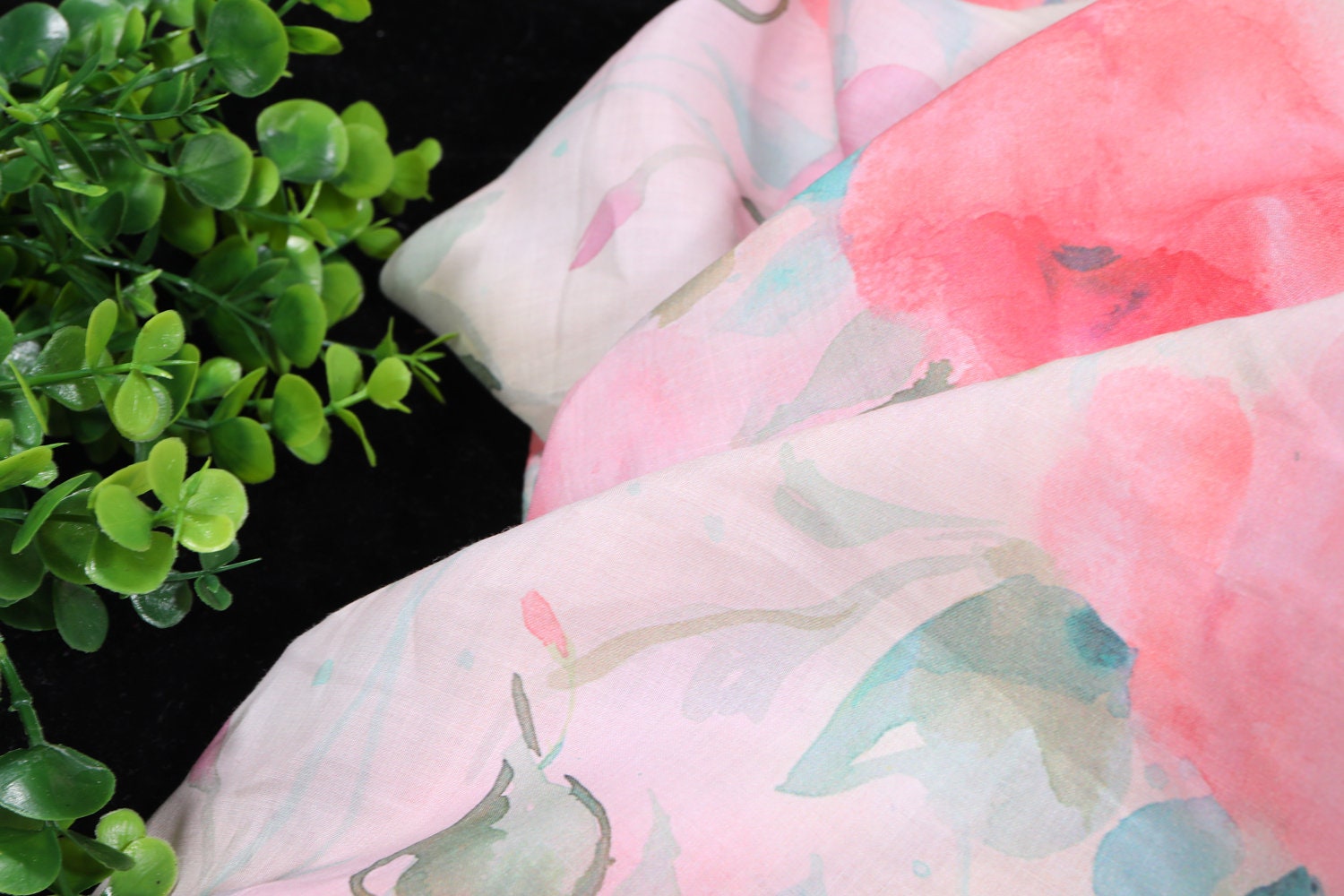 CAISHI - Digital Printing 42 Thread Count Ramie Fabric - 140cm wide by the Yard