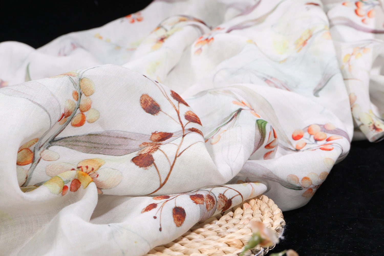 YAFAN - Digital Printing 42 Thread Count Ramie Fabric - 140cm wide by the Yard
