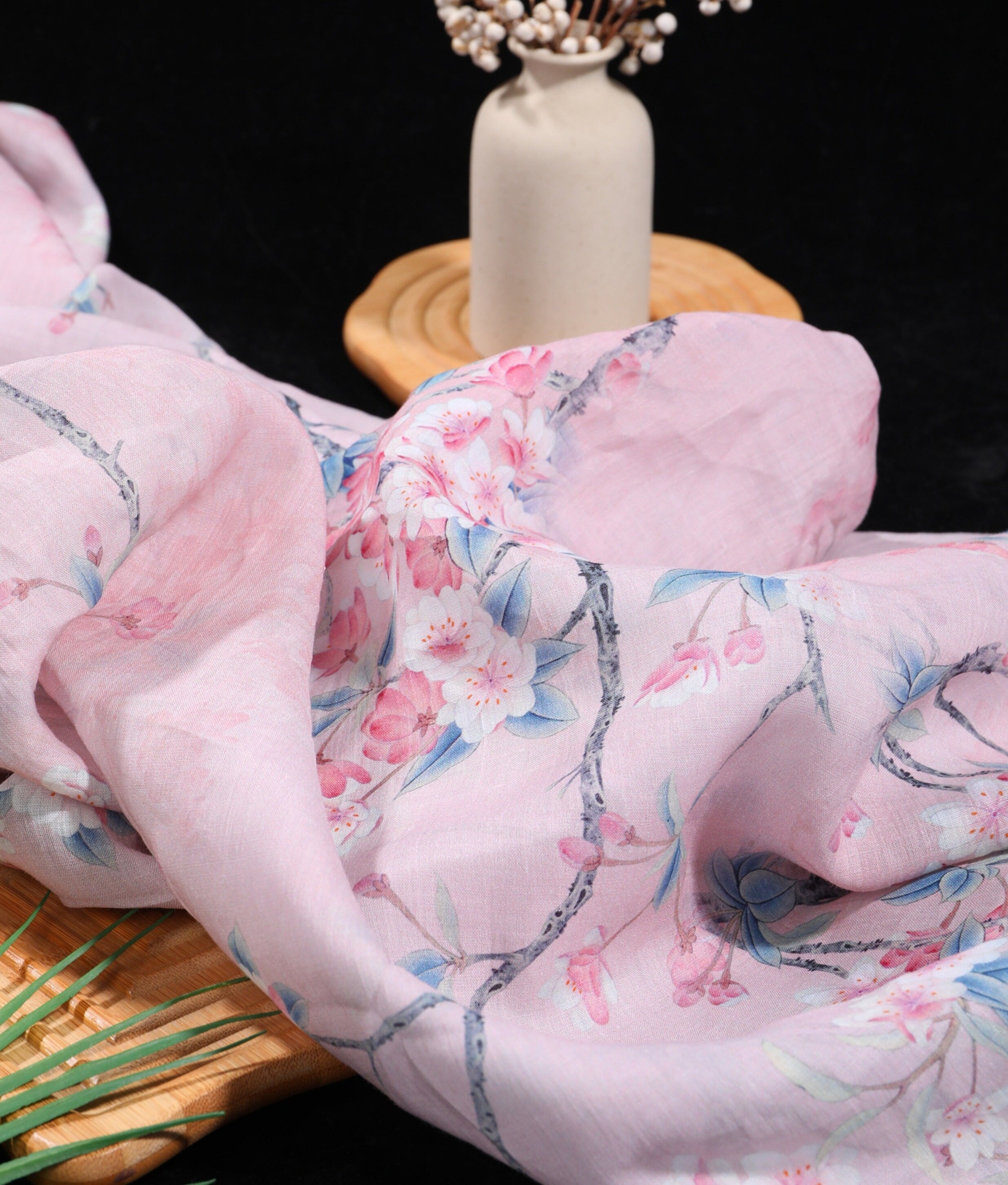 ZHENGJUAN - Digital Printing 42 Thread Count Ramie Fabric - 140cm wide by the Yard