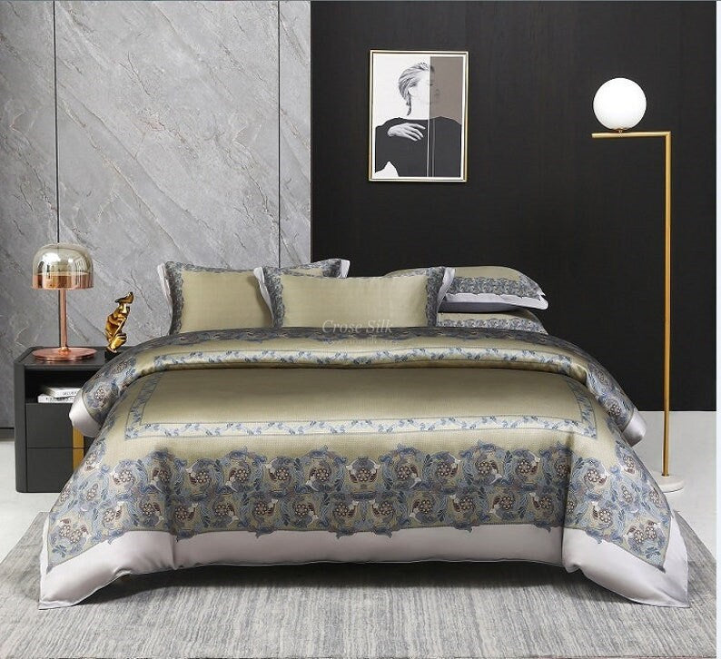 FUQI DUODUO - 16 Momme 100% Silk Bedding 4pcs Suite
