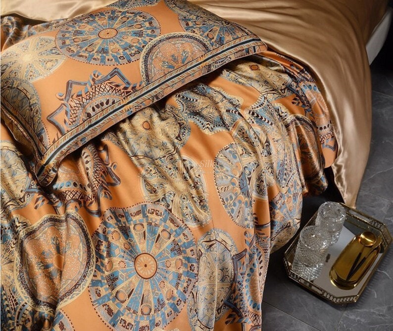 LADY LUCK  - 16 Momme 100% Silk Bedding 4pcs Suite