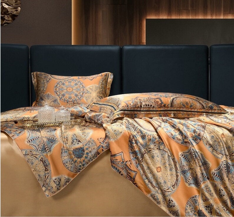 LADY LUCK  - 16 Momme 100% Silk Bedding 4pcs Suite