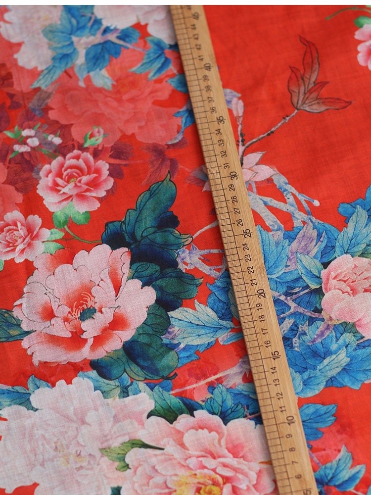 MUDN - Digital Printing 42 Thread Count Ramie Fabric - 135cm wide by the Yard