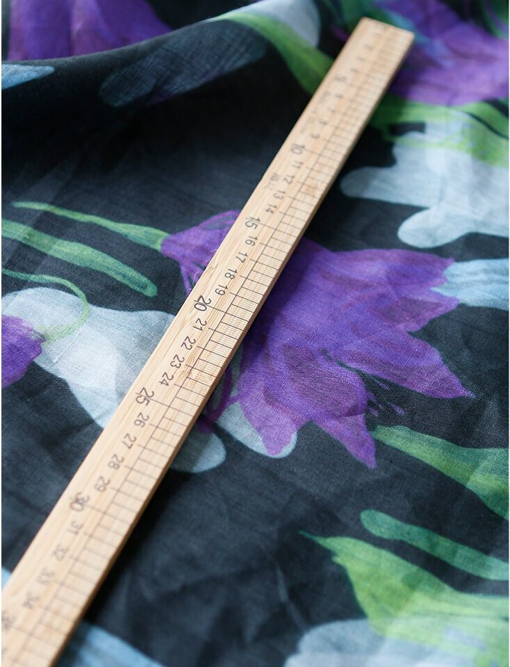 ZYUANW - Digital Printing 42 Thread Count Ramie Fabric - 148cm wide by the Yard