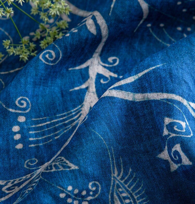 KQUE - Digital Printing 42 Thread Count Ramie Fabric - 130cm wide by the Yard