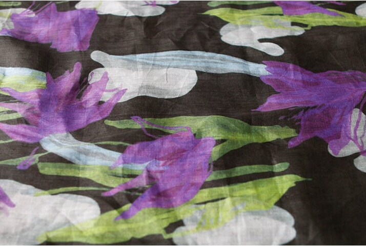 ZYUANW - Digital Printing 42 Thread Count Ramie Fabric - 148cm wide by the Yard