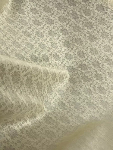 XYLN068 - Leno silk fabric, sheer and super light 100% silk,  15 momme 114cm wide by the yard