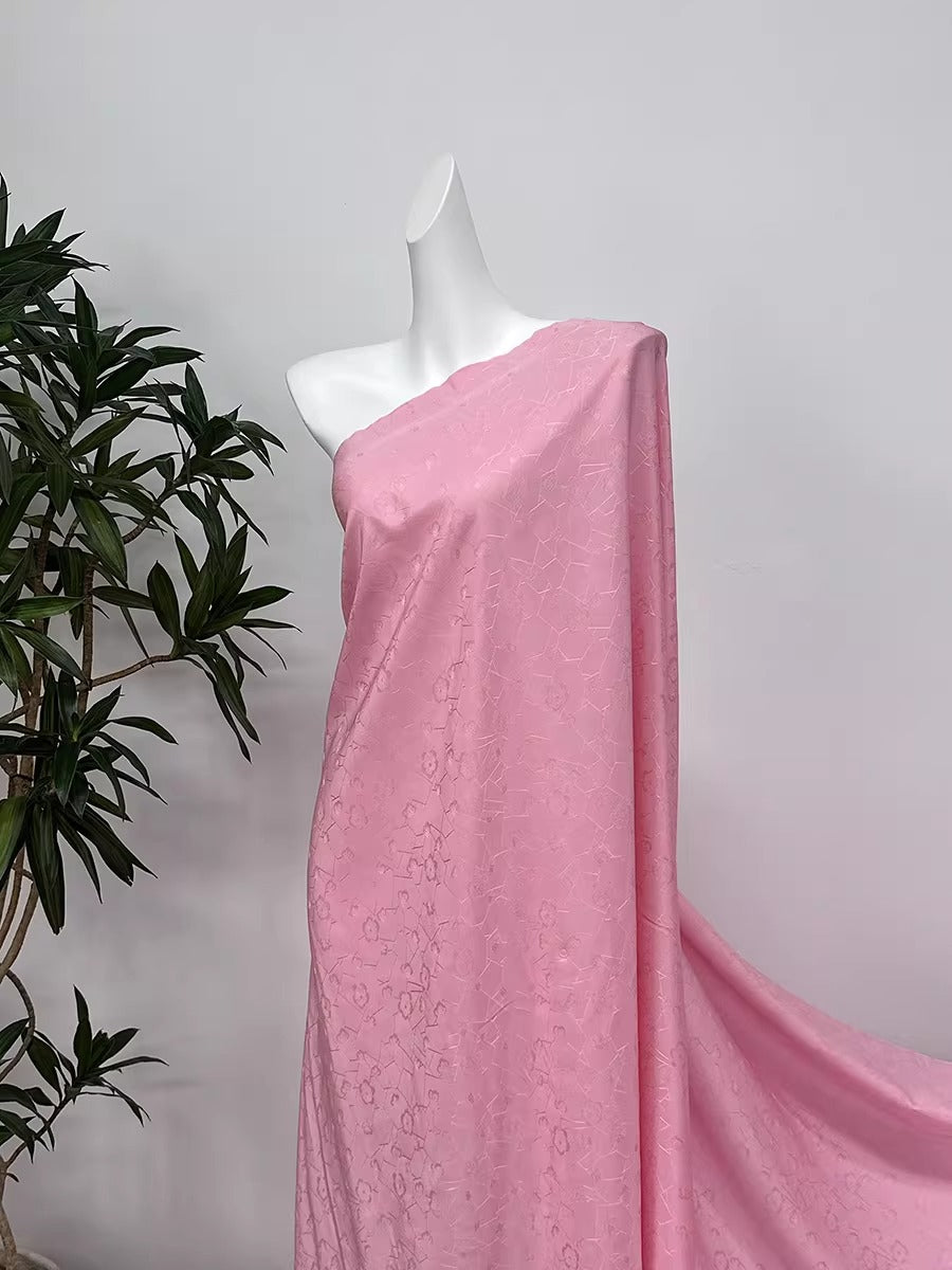 XYLN024 - Leno silk fabric, plum blossom, 114cm wide by the yard